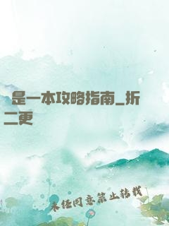 這是一本攻略指南