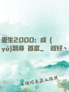 重生2000：咸魚(yú)翻身變首富