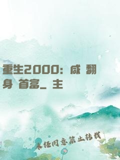 重生2000：咸魚翻身變首富