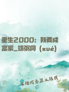 重生2000：我要成富豪