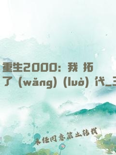 重生2000：我開拓了網(wǎng)絡(luò)時代