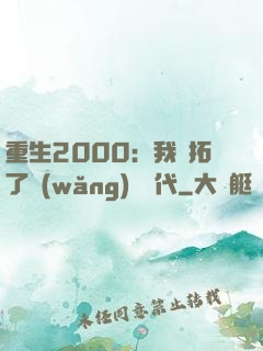 重生2000：我開拓了網(wǎng)絡時代