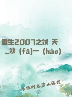 重生2007之仗劍天龍