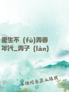 重生不負(fù)青春年代