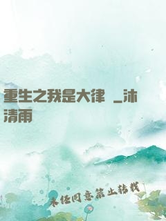 重生之我是大律師