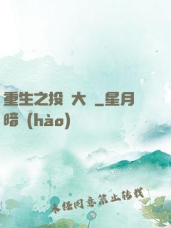 重生之投資大鱷