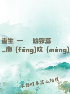 重生從一塊磚開始致富