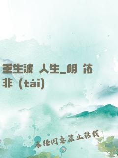 重生波瀾人生