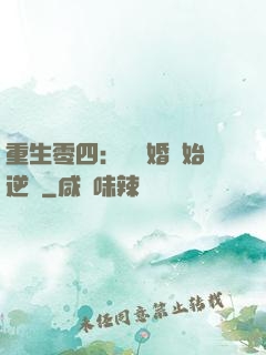 重生零四：從離婚開始逆襲
