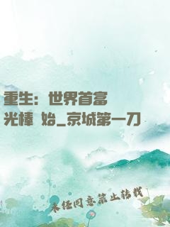 重生：世界首富從賣熒光棒開始