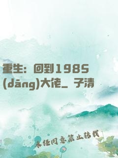 重生：回到1985當(dāng)大佬