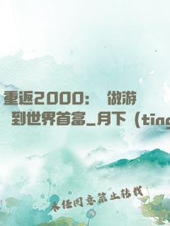 重返2000：從做游戲到世界首富