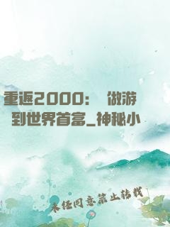 重返2000：從做游戲到世界首富