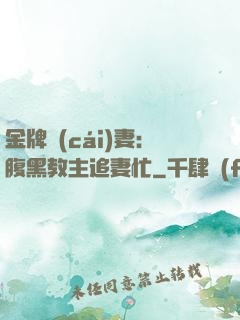 金牌財(cái)妻：腹黑教主追妻忙