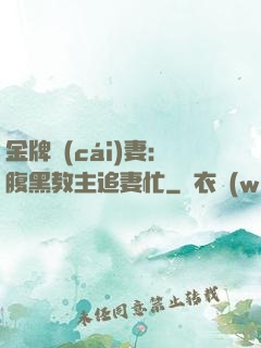 金牌財(cái)妻：腹黑教主追妻忙