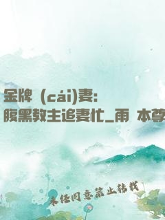金牌財(cái)妻：腹黑教主追妻忙