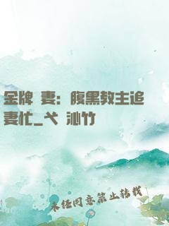 金牌財妻：腹黑教主追妻忙