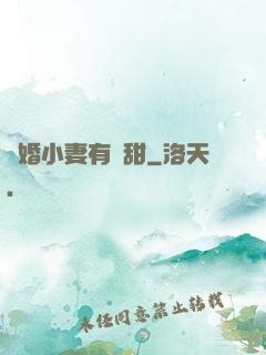 閃婚小妻有點甜
