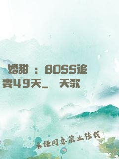 閃婚甜愛：BOSS追妻49天