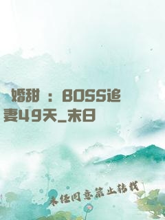 閃婚甜愛：BOSS追妻49天