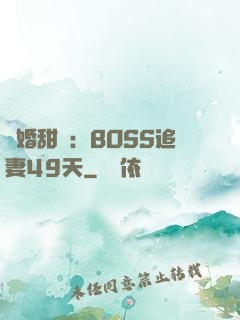閃婚甜愛：BOSS追妻49天