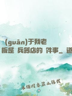 關(guān)于我老板是開兵器店的這件事