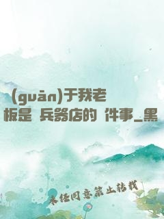 關(guān)于我老板是開兵器店的這件事