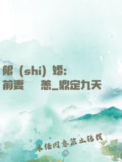 限時(shí)閃婚：前妻別來無恙