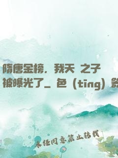 隋唐金榜，我天選之子被曝光了