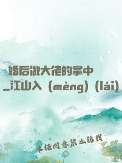 隱婚后做大佬的掌中嬌