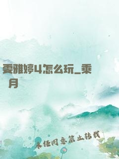雯雅婷4怎么玩