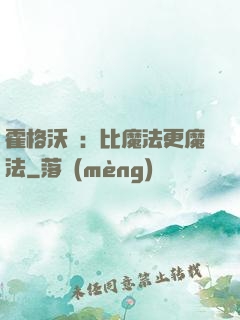 霍格沃茲：比魔法更魔法