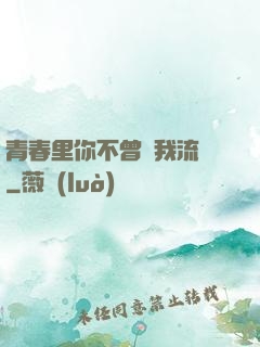 青春里你不曾見我流淚
