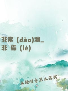 非常導(dǎo)演