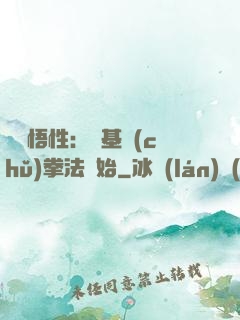 頂級悟性：從基礎(chǔ)拳法開始