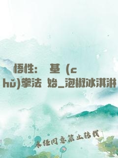 頂級悟性：從基礎(chǔ)拳法開始