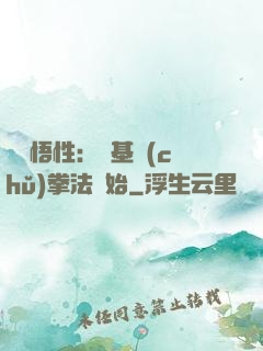 頂級悟性：從基礎(chǔ)拳法開始