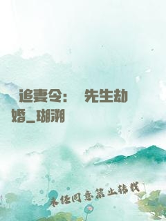 頭號追妻令：陸先生劫個婚