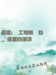 首富：從工地搬磚開始