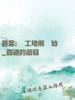 首富：從工地搬磚開始