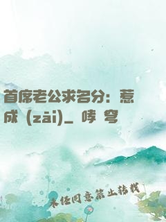 首席老公求名分：惹愛成災(zāi)