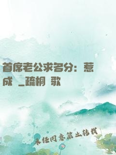 首席老公求名分：惹愛成災