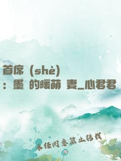 首席設(shè)計師：墨總的暖萌嬌妻