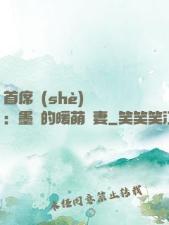 首席設(shè)計師：墨總的暖萌嬌妻