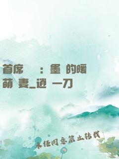 首席設計師：墨總的暖萌嬌妻