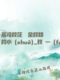 高冷?；S為全校精靈的小說(shuō)