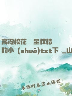 高冷?；S為全校精靈的小說(shuō)txt下載