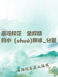 高冷?；S為全校精靈的小說(shuō)柳冰