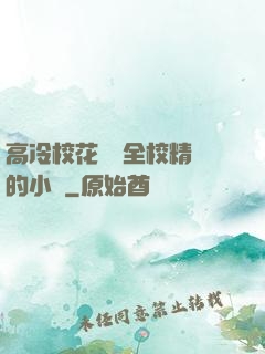 高冷?；S為全校精靈的小說