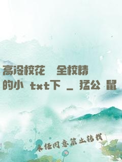 高冷?；S為全校精靈的小說txt下載